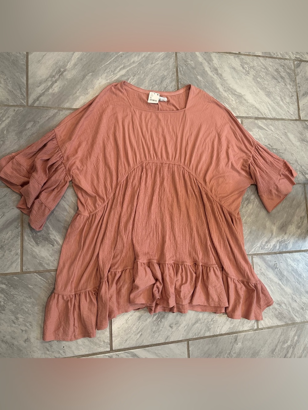 NWT Free People Womens Oversize Loose Fit Beach Rose Dress size M